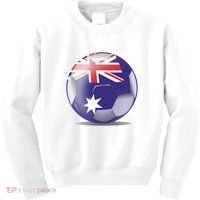 Soccer Ball Country Flag Australia Kids Sweatshirt thumb 0