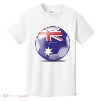Soccer Ball Country Flag Australia Kids T-Shirt thumb 0
