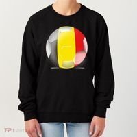 Soccer Ball Country Flag Belgium Women's Sweatshirt thumb 0