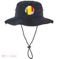 Soccer Ball Country Flag Belgium Bucket Hat thumb 0
