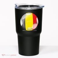 Soccer Ball Country Flag Belgium Tumbler thumb 0