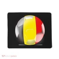 Soccer Ball Country Flag Belgium Mousepad thumb 0