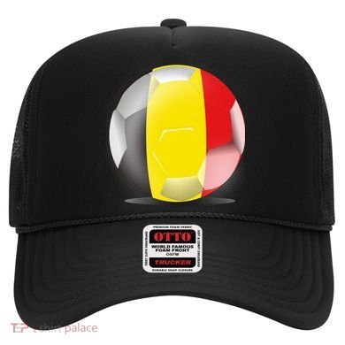 Soccer Ball Country Flag Belgium Hat
