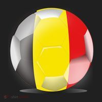 Soccer Ball Country Flag Belgium Hat thumb 2