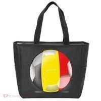 Soccer Ball Country Flag Belgium Tote Bag thumb 0