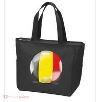 Soccer Ball Country Flag Belgium Tote Bag thumb 3