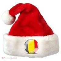 Soccer Ball Country Flag Belgium Santa Hat thumb 0