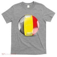 Soccer Ball Country Flag Belgium T-Shirt thumb 0