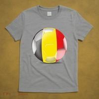 Soccer Ball Country Flag Belgium T-Shirt thumb 5