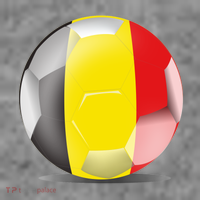 Soccer Ball Country Flag Belgium Toddler Hoodie thumb 2