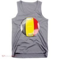 Soccer Ball Country Flag Belgium Tank Top thumb 0