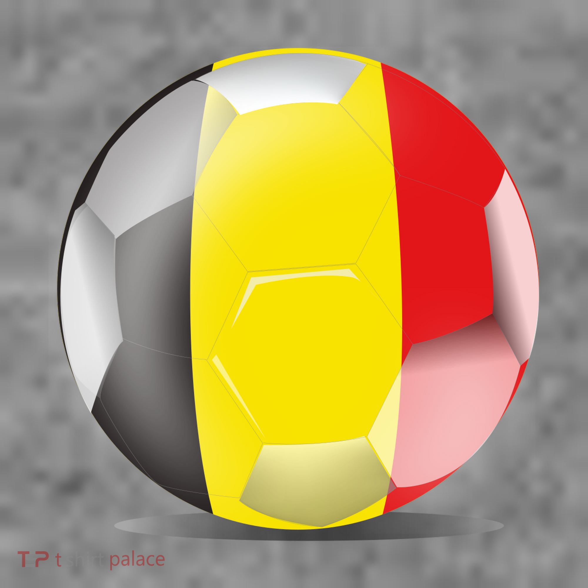 Soccer Ball Country Flag Belgium Tank Top