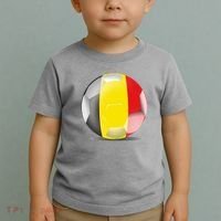 Soccer Ball Country Flag Belgium Toddler T-Shirt thumb 2