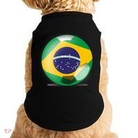 Soccer Ball Country Flag Brazil Doggie Tank thumb 0
