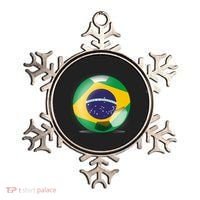 Soccer Ball Country Flag Brazil Ornament thumb 0