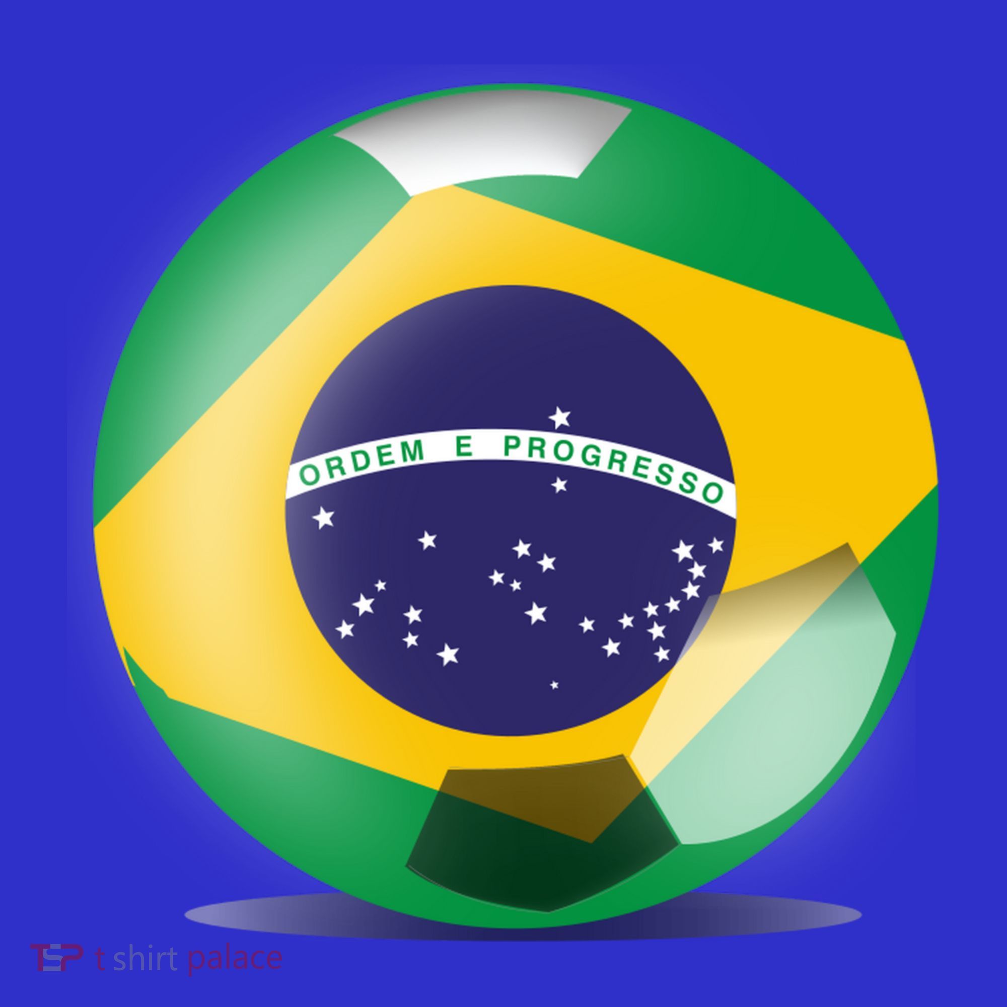 Soccer Ball Country Flag Brazil Hoodie