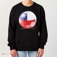 Soccer Ball Country Flag Chile Women's Sweatshirt thumb 0