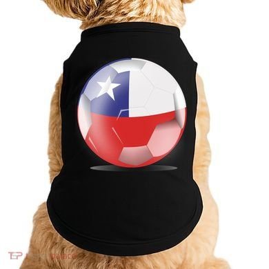 Soccer Ball Country Flag Chile Doggie Tank