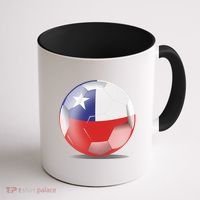 Soccer Ball Country Flag Chile Coffee Mug thumb 1