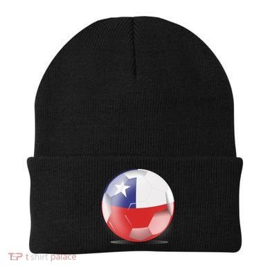 Soccer Ball Country Flag Chile Beanie