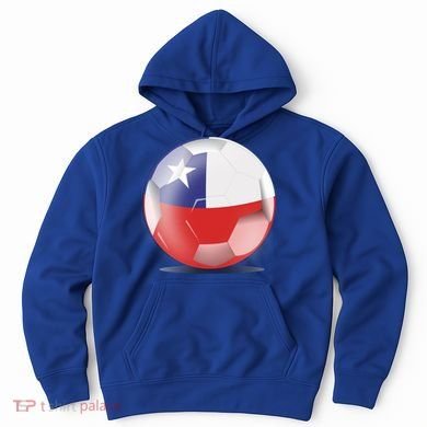Soccer Ball Country Flag Chile Hoodie