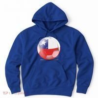 Soccer Ball Country Flag Chile Hoodie thumb 0