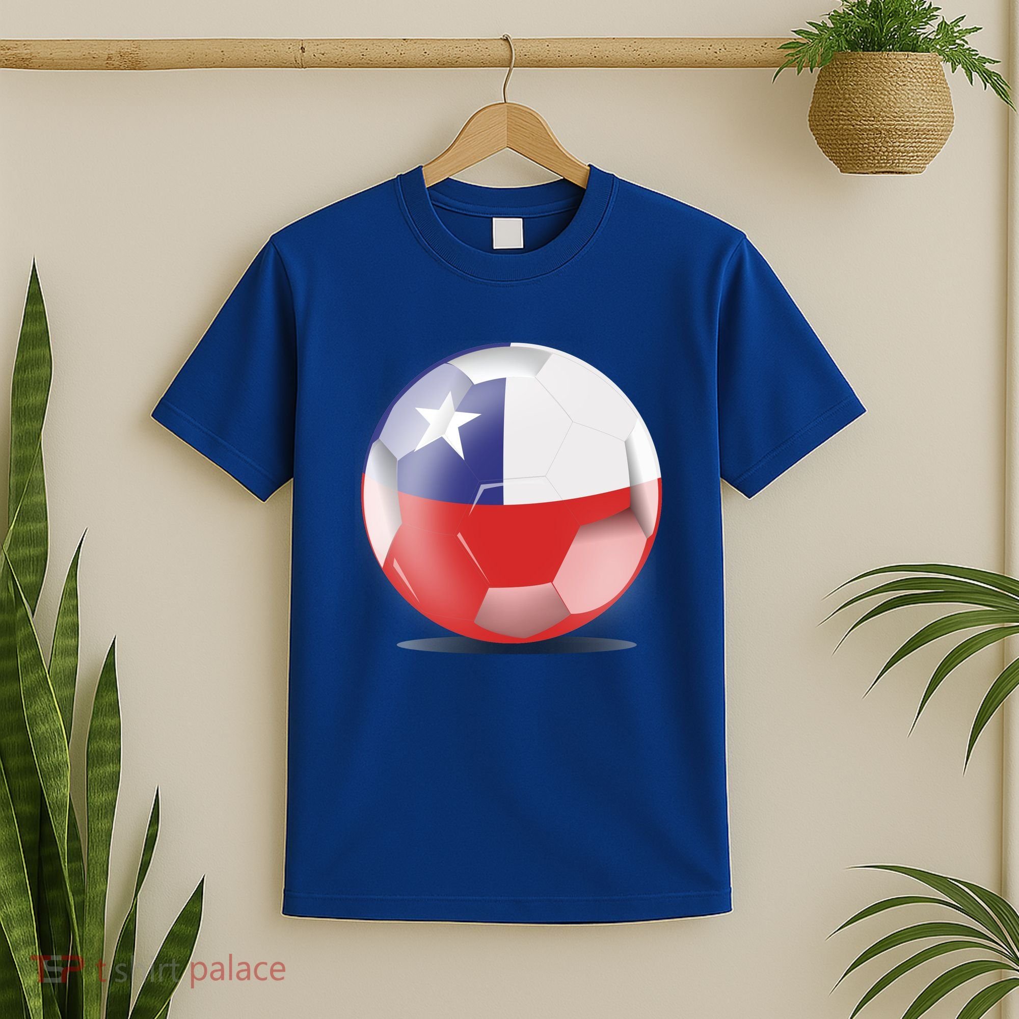 Soccer Ball Country Flag Chile T-Shirt