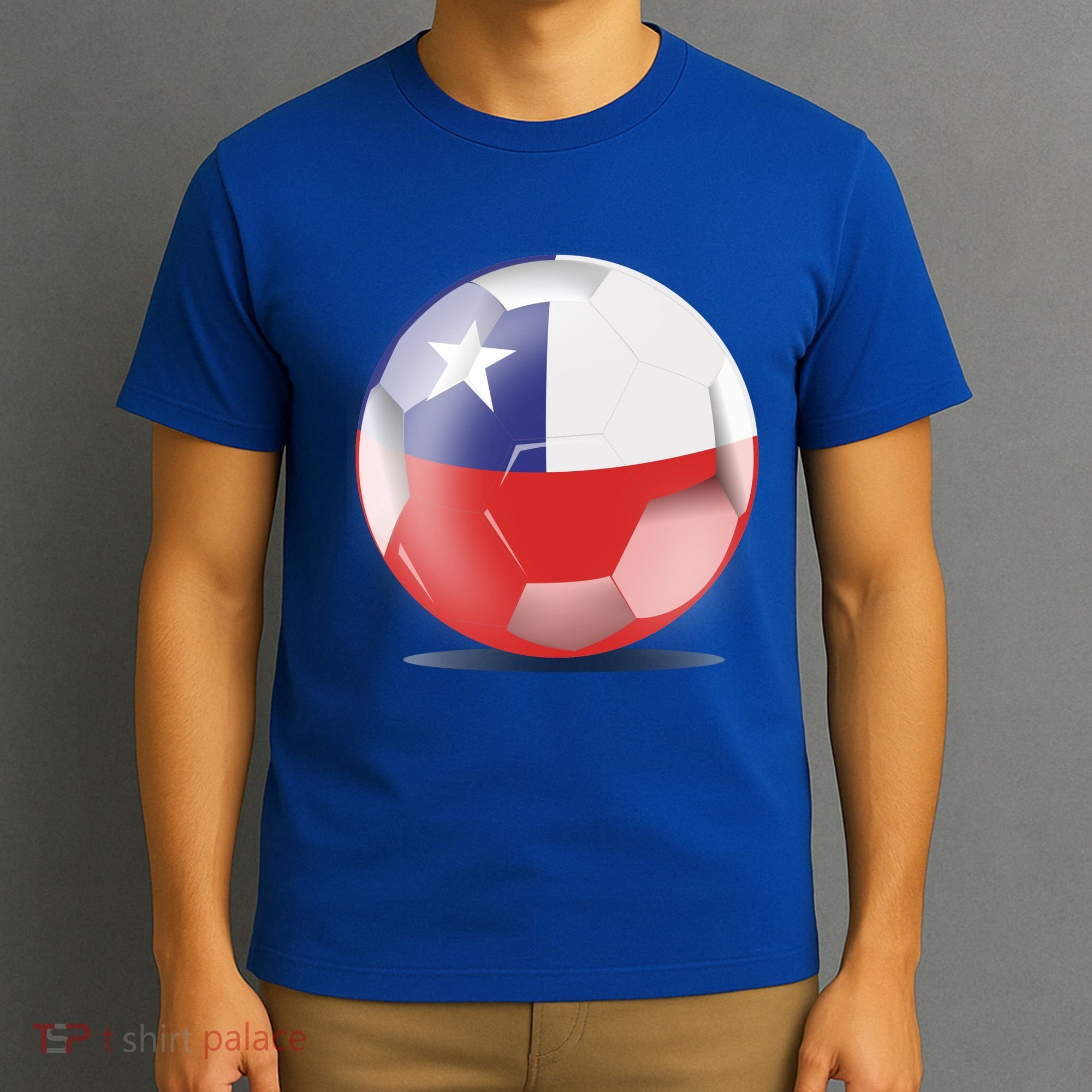 Soccer Ball Country Flag Chile T-Shirt