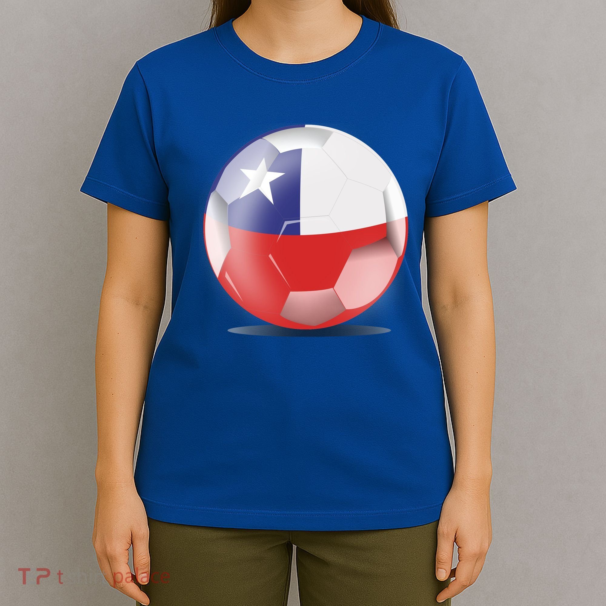 Soccer Ball Country Flag Chile T-Shirt