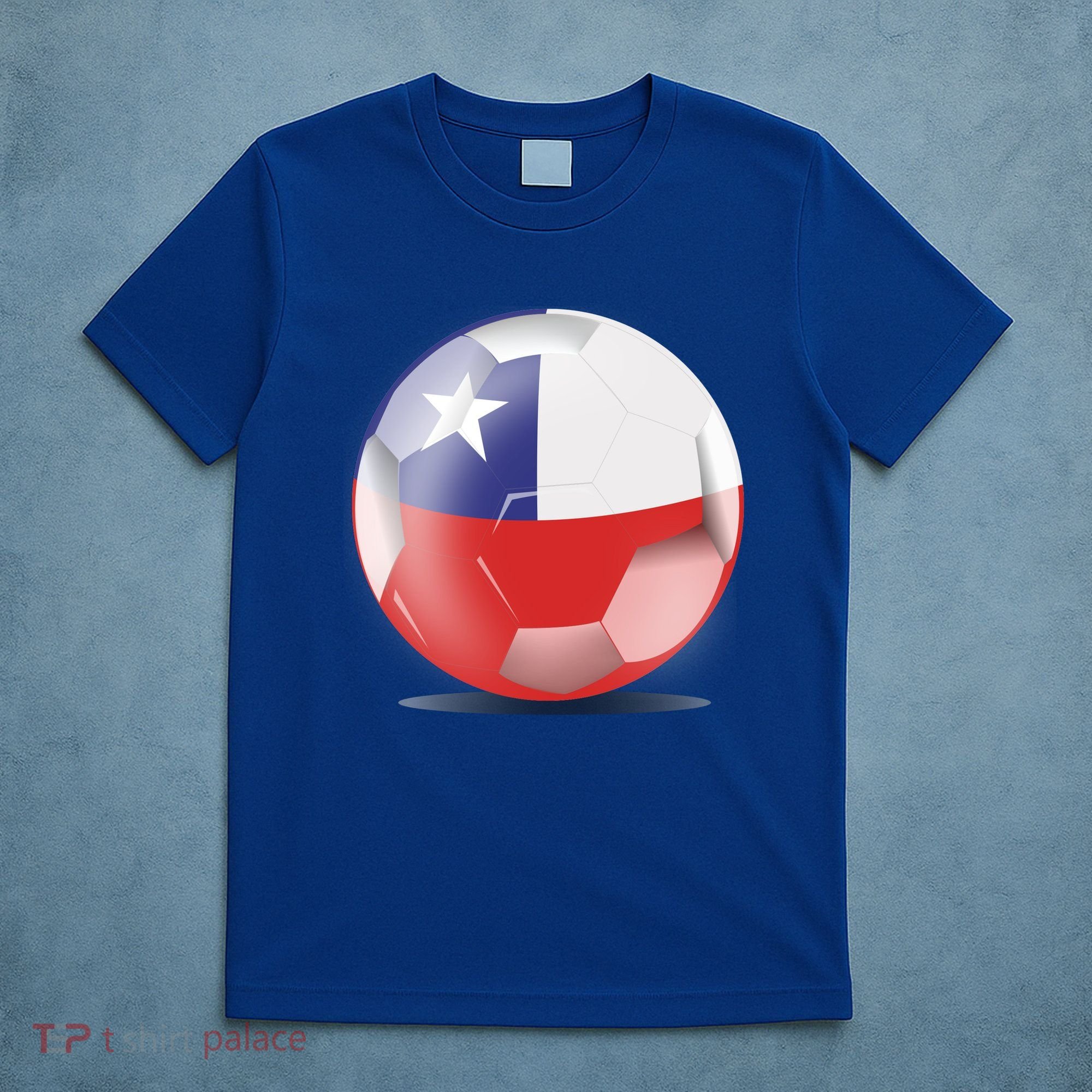 Soccer Ball Country Flag Chile T-Shirt