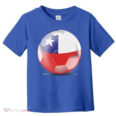 Soccer Ball Country Flag Chile Toddler T-Shirt