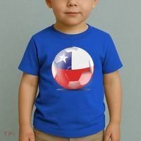 Soccer Ball Country Flag Chile Toddler T-Shirt thumb 2