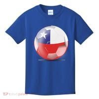 Soccer Ball Country Flag Chile Kids T-Shirt thumb 0