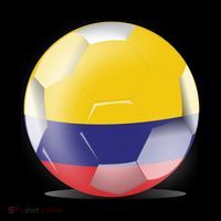Soccer Ball Country Flag Colombia Coffee Mug thumb 5