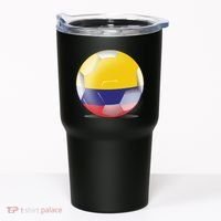 Soccer Ball Country Flag Colombia Tumbler thumb 0