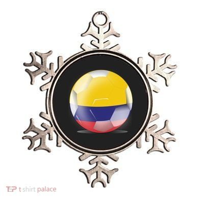 Soccer Ball Country Flag Colombia Ornament