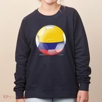 Soccer Ball Country Flag Colombia Women's Sweatshirt thumb 0