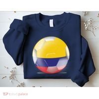 Soccer Ball Country Flag Colombia Sweatshirt thumb 2