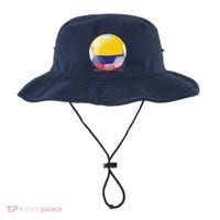 Soccer Ball Country Flag Colombia Bucket Hat thumb 0