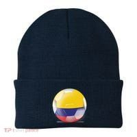 Soccer Ball Country Flag Colombia Beanie thumb 0