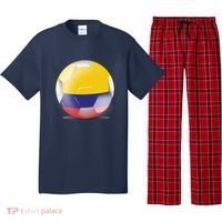 Soccer Ball Country Flag Colombia Pajama Set thumb 0