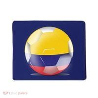 Soccer Ball Country Flag Colombia Mousepad thumb 0