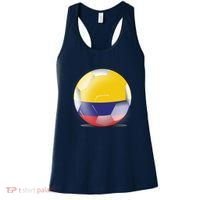 Soccer Ball Country Flag Colombia Women's Tank Top thumb 0
