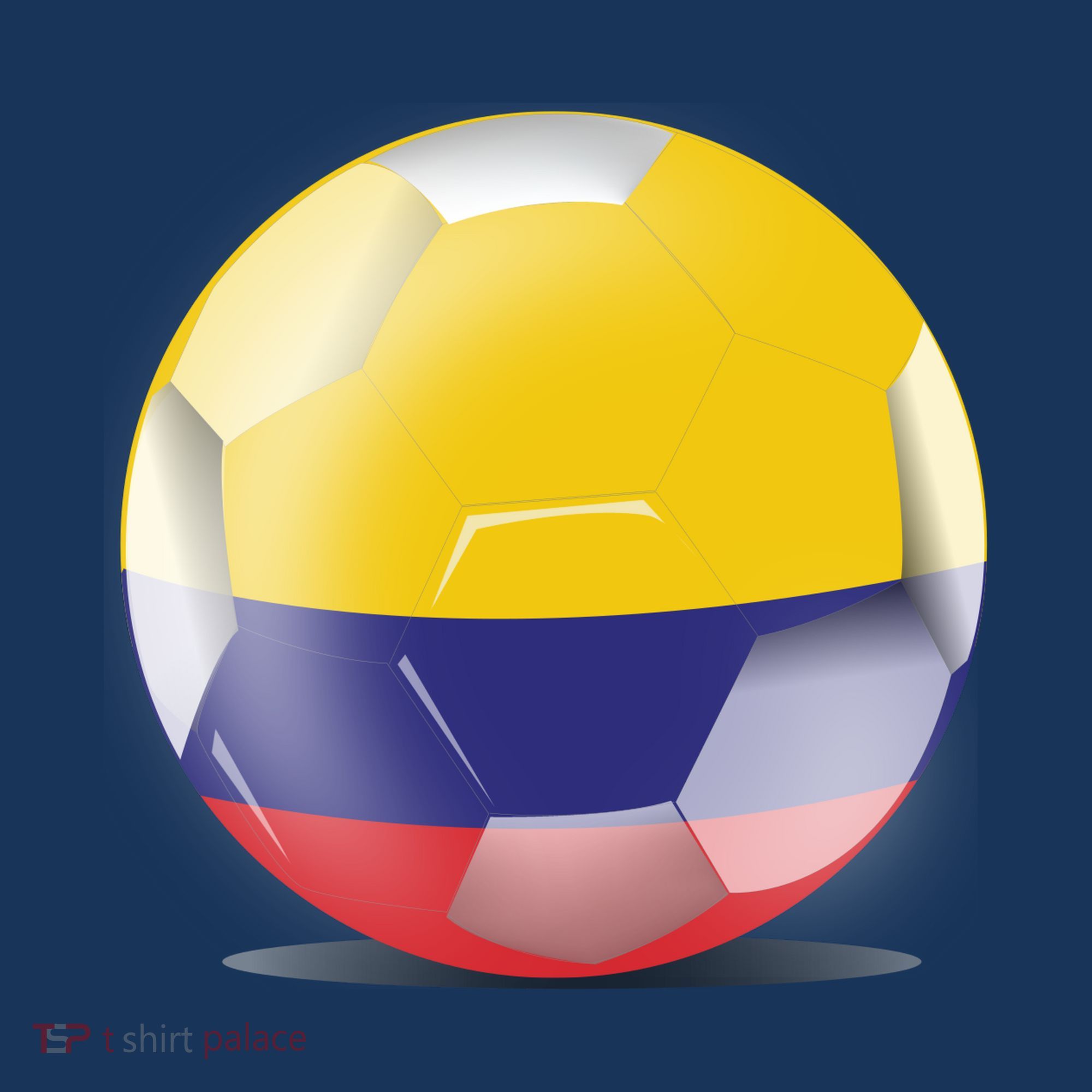 Soccer Ball Country Flag Colombia Toddler Hoodie