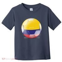 Soccer Ball Country Flag Colombia Toddler T-Shirt thumb 0