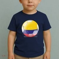 Soccer Ball Country Flag Colombia Toddler T-Shirt thumb 2