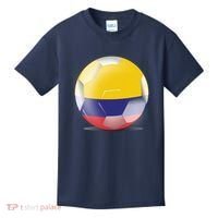 Soccer Ball Country Flag Colombia Kids T-Shirt thumb 0