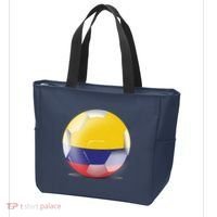 Soccer Ball Country Flag Colombia Tote Bag thumb 3