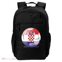 Soccer Ball Country Flag Croatia Backpack thumb 0