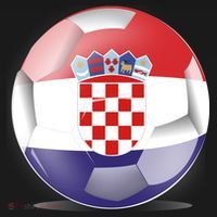 Soccer Ball Country Flag Croatia Backpack thumb 2